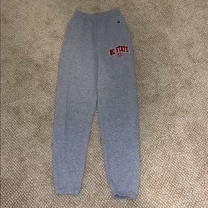 Champion NC State gray sweatpants